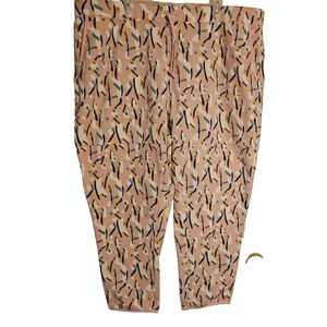 NWT The North Face Alpine Polartec 100 Fleece Pants Women’s Pink Confetti 3X